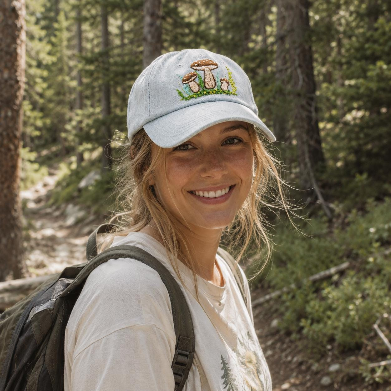 Embroidered hat
